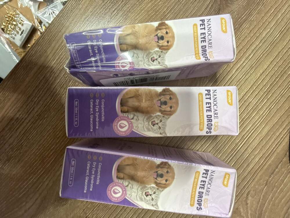 GFOUK NanoCare Pet Eye Drops for Dogs and Cats - 30ml